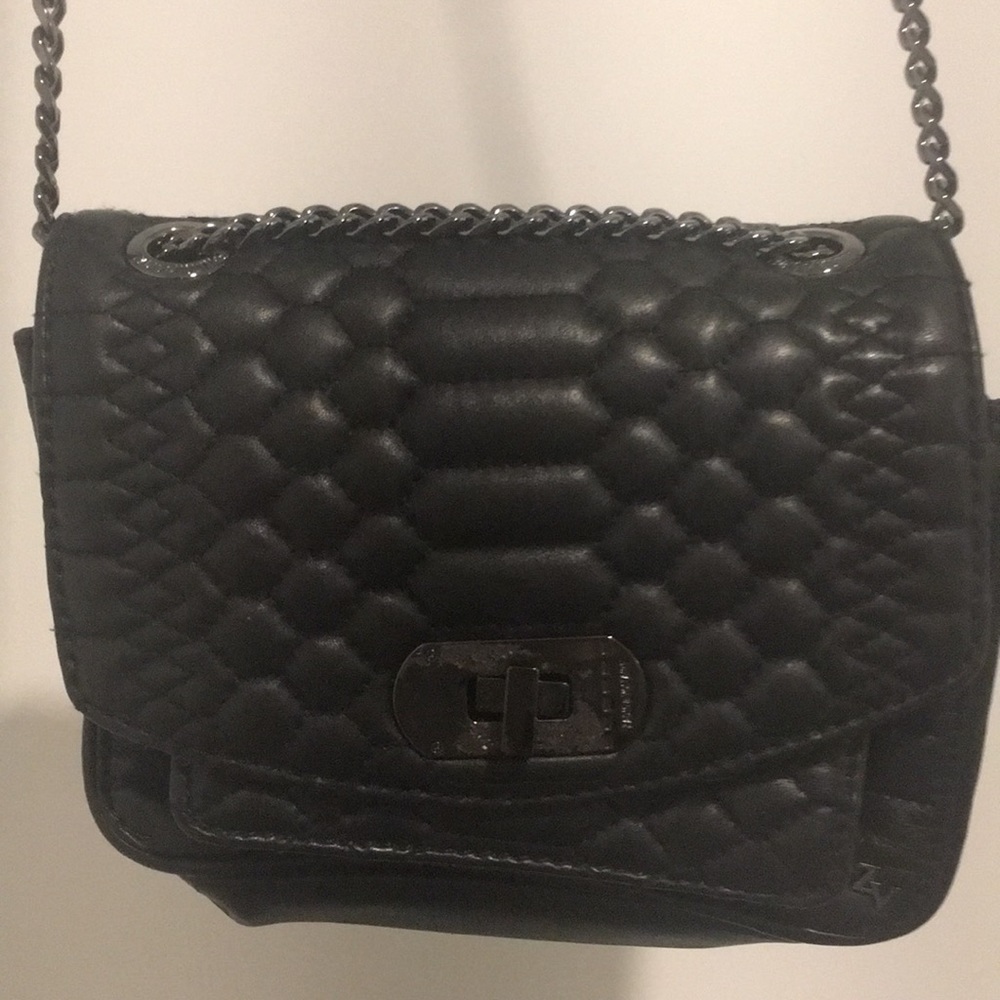 Zadig & Voltaire Skinny Love Mat Scales Purse